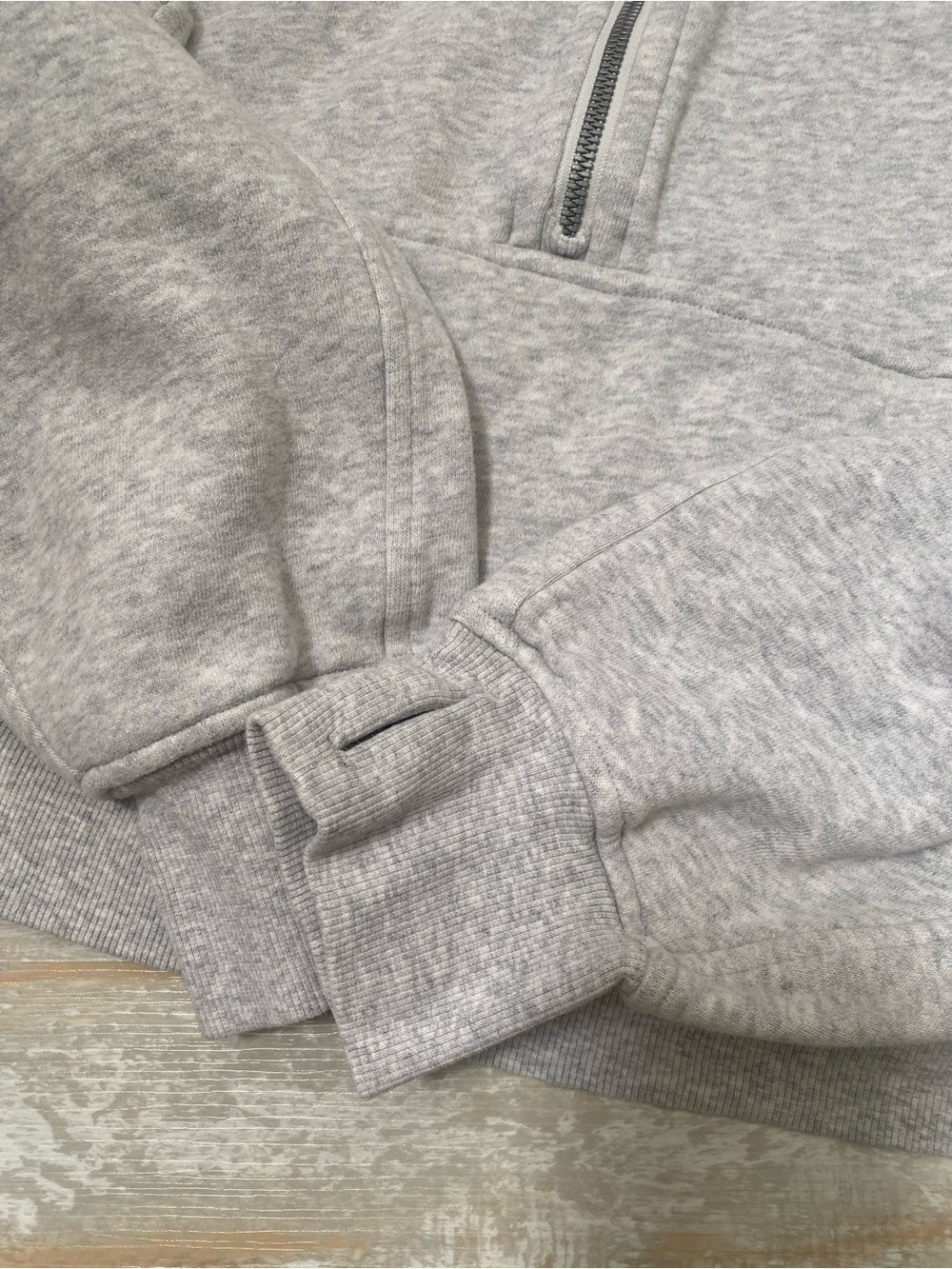 USC Gray Half-Zip Hooded Sweatshirt - Picture 2 of 7